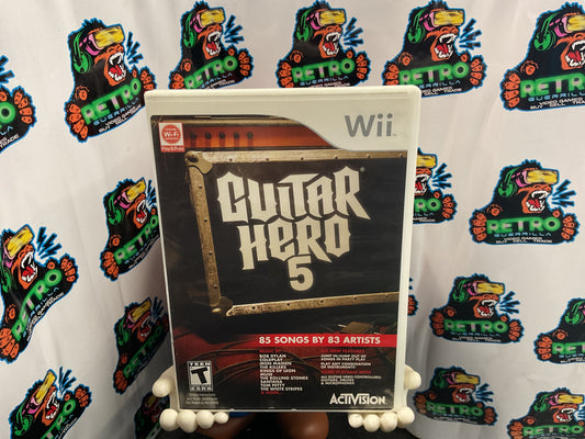 Wii Guitar Hero 5