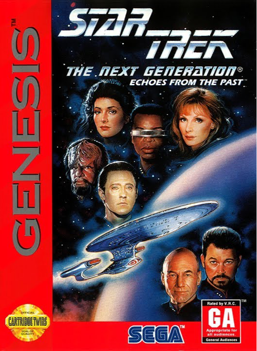 SEGA Genesis Star Trek The Next Generation: Echoes From the Past