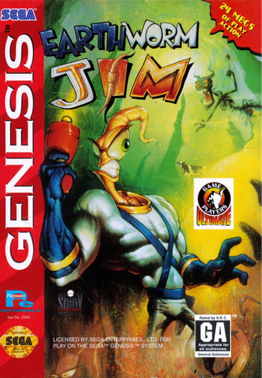 SEGA Genesis Earthworm Jim