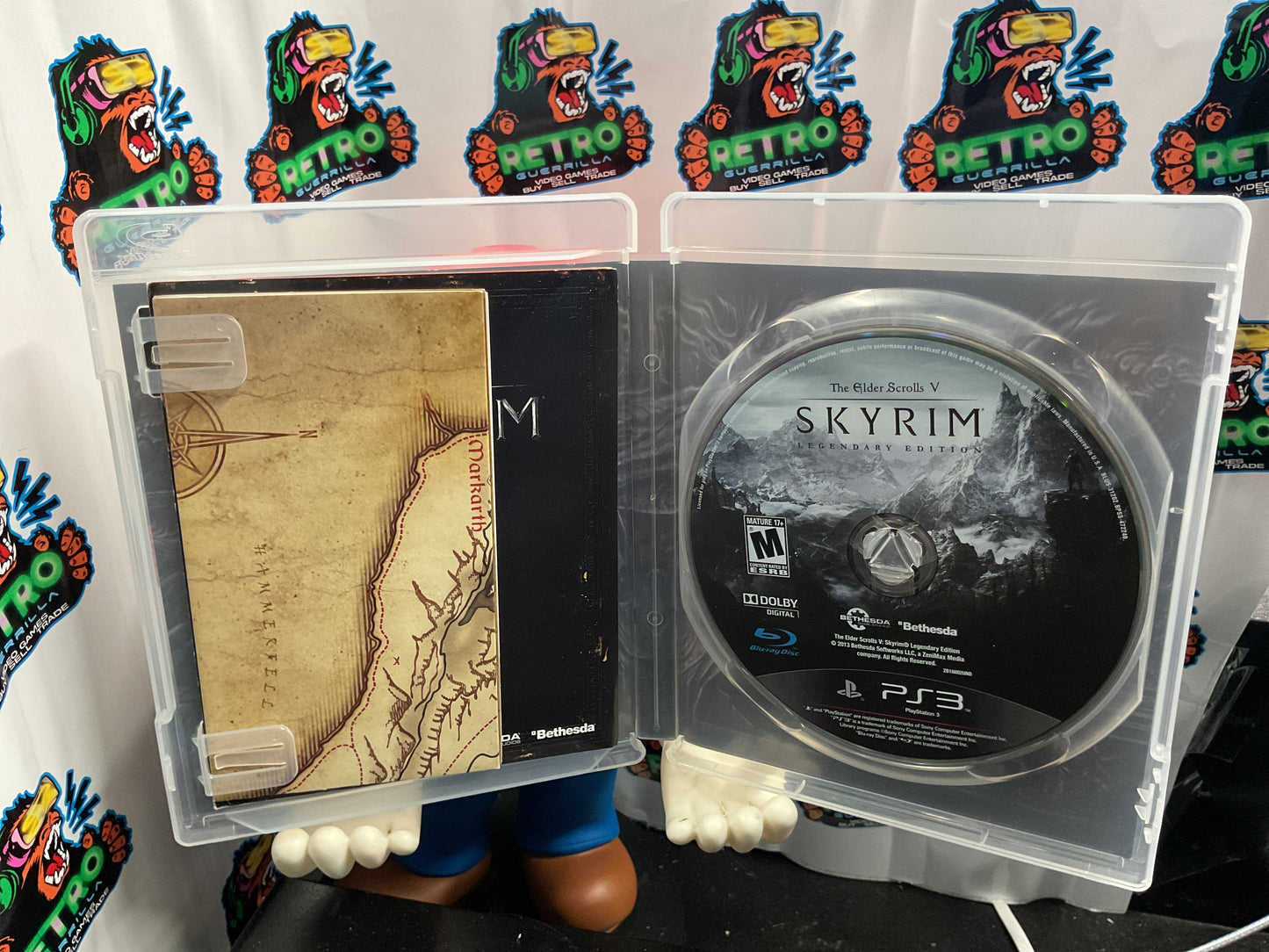 PS3 Elder Scrolls V: Skyrim Legendary Edition [Map Included]
