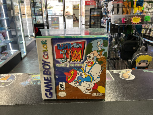 GameBoy Color Earthworm Jim: Menace 2 the Galaxy *CIB*