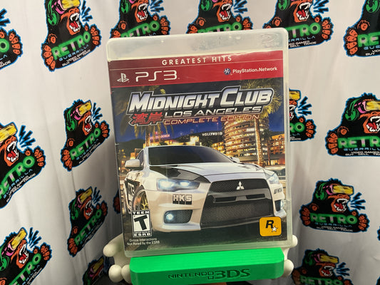 PS3 Midnight Club Los Angeles Complete Edition