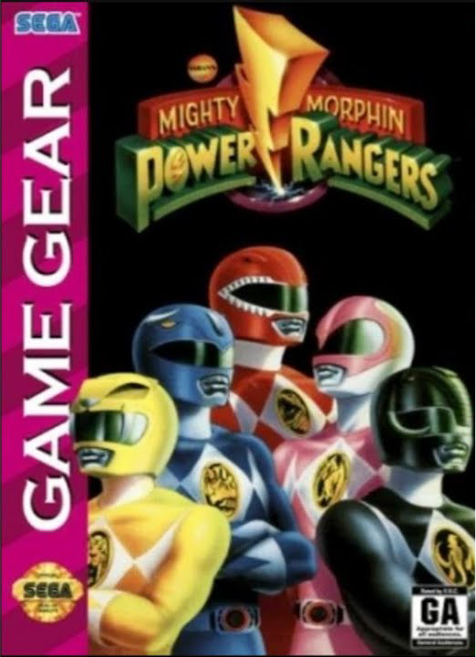 SEGA Game Gear Mighty Morphin Power Rangers