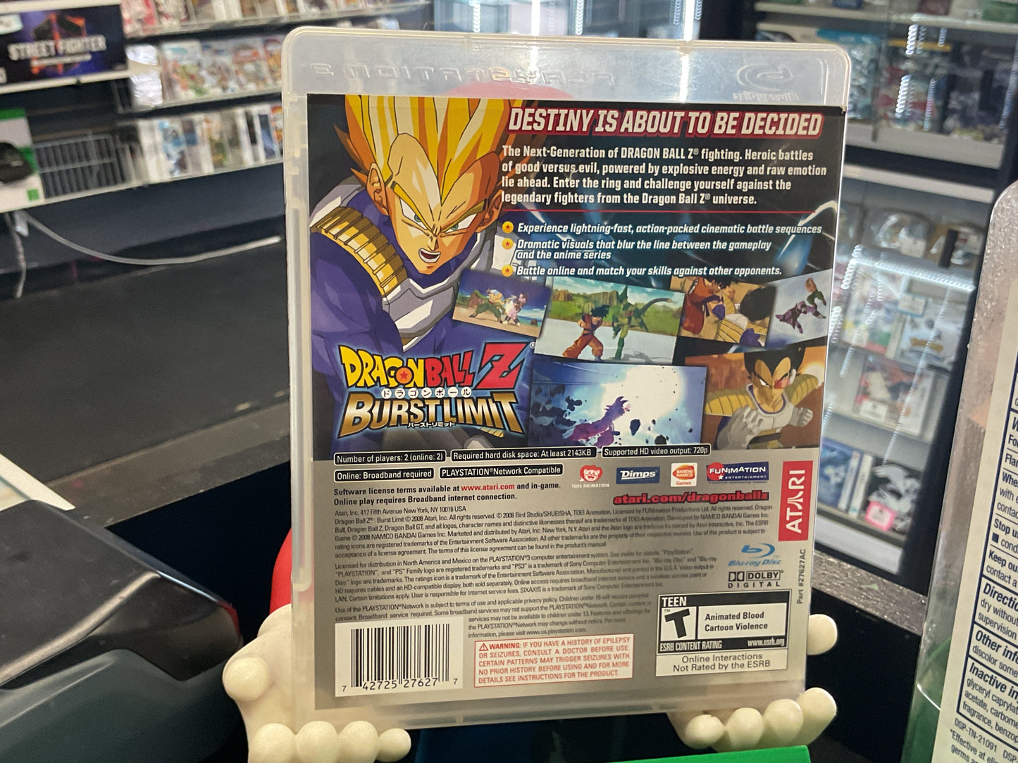 PS3 Dragonball Z Burst Limit