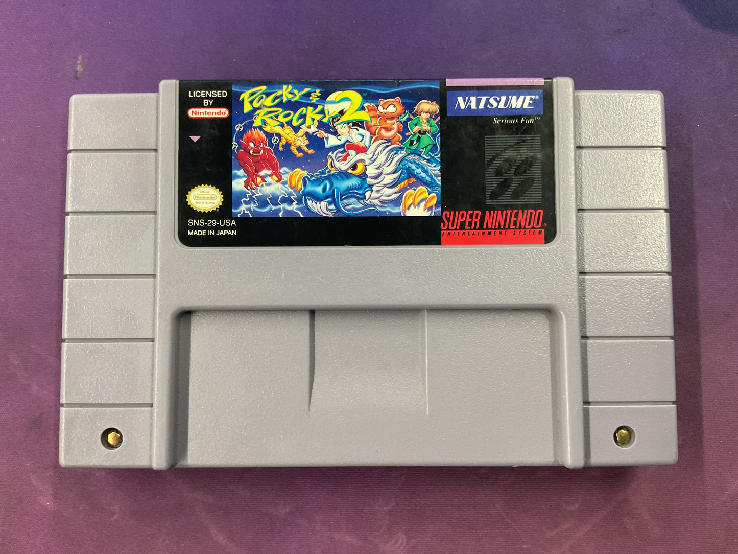 SNES Pocky and Rocky 2