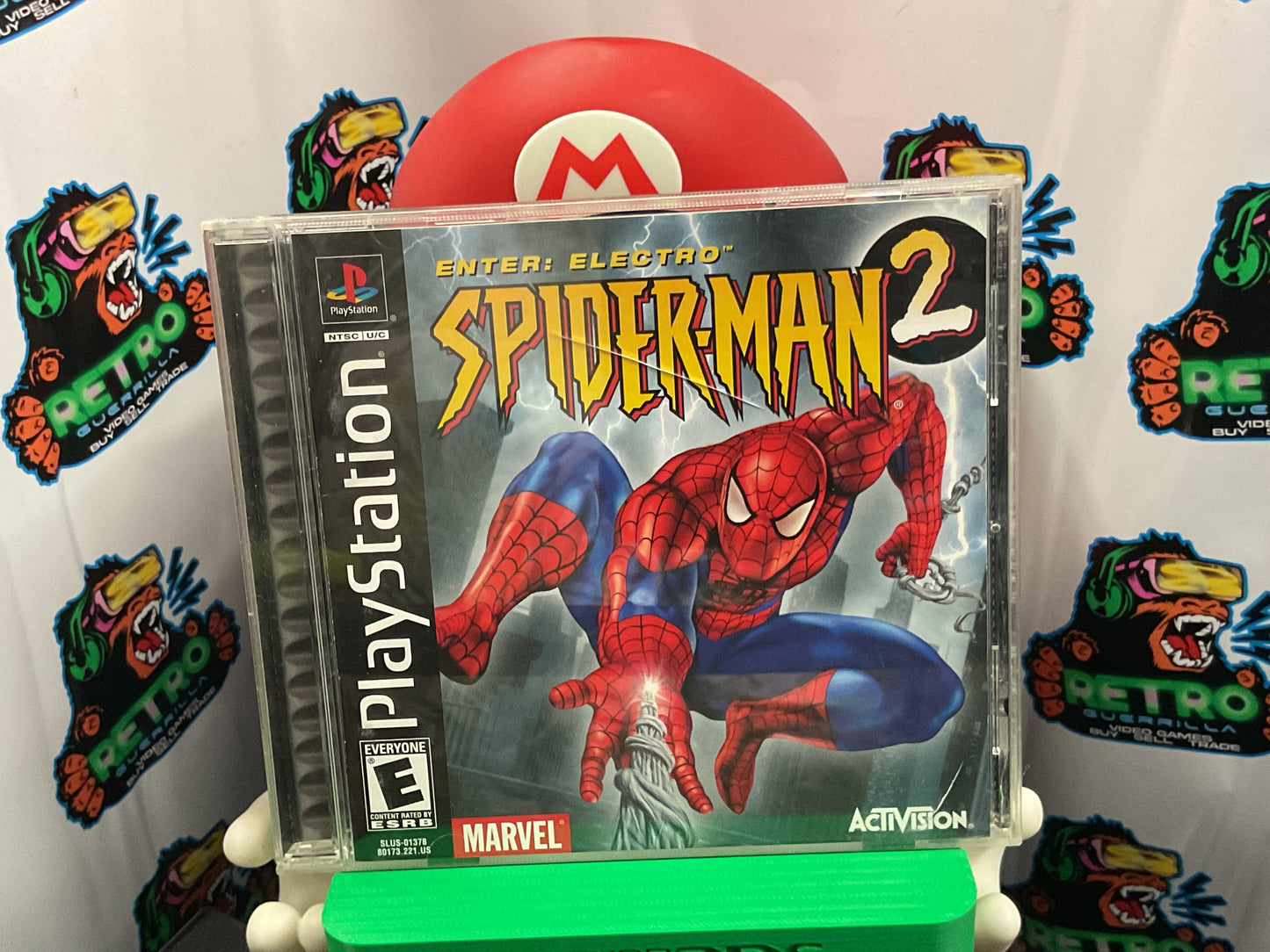Spider Man 2 enter electro sur ps1, complet boite fêlée Spider Man 2 enter electro sur ps1, complet boite fêlée