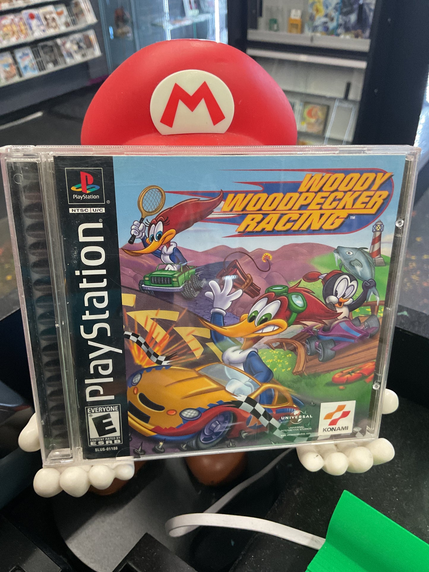 PS1 Woody Woodpecker Racing