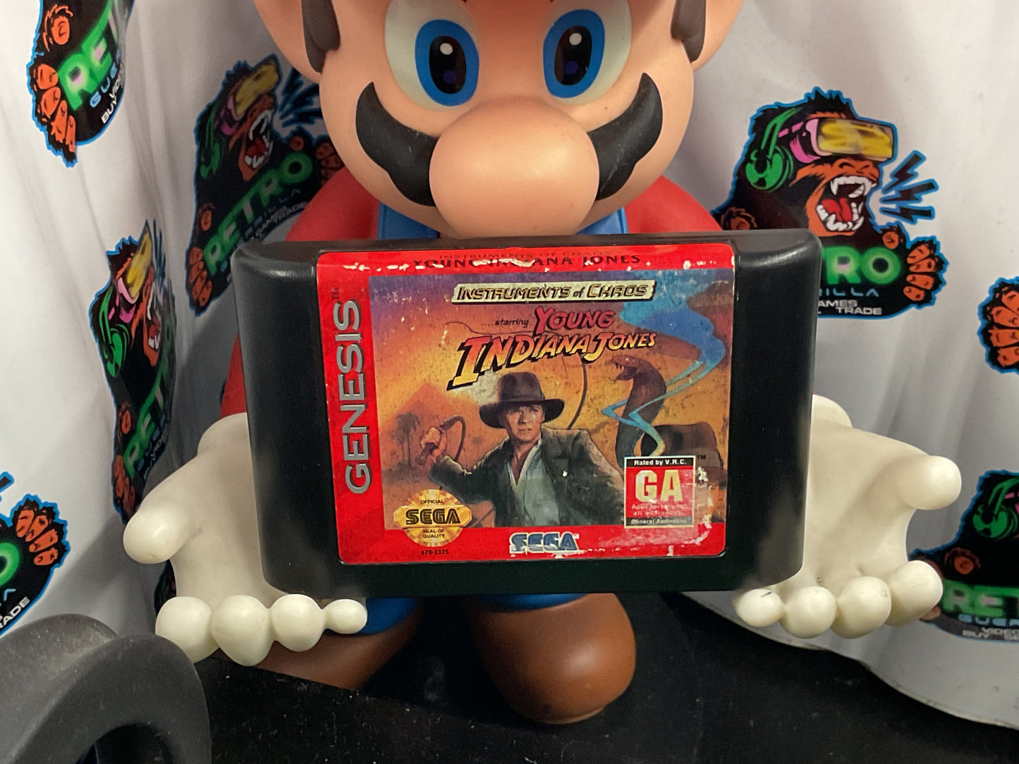 SEGA Genesis Instruments of Chaos starring Young Indiana Jones