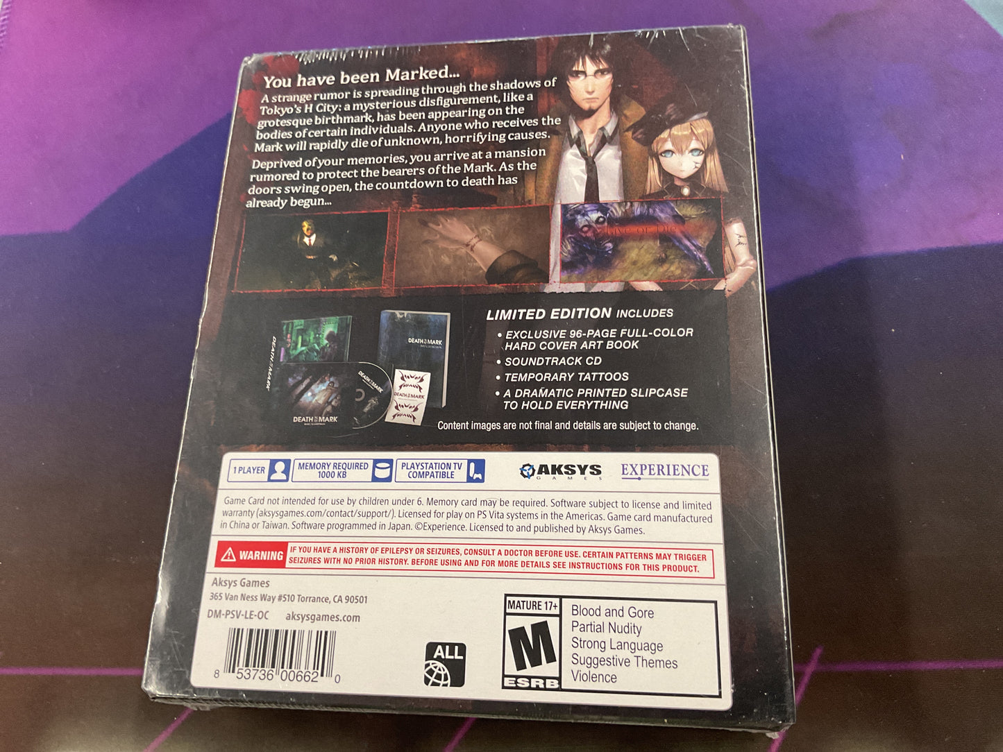 PS Vita Death Mark (Limited Edition)