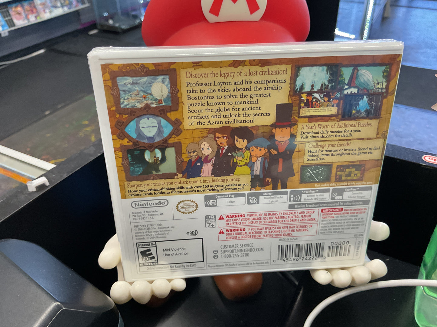3DS Professor Layton and the Azran Legacy
