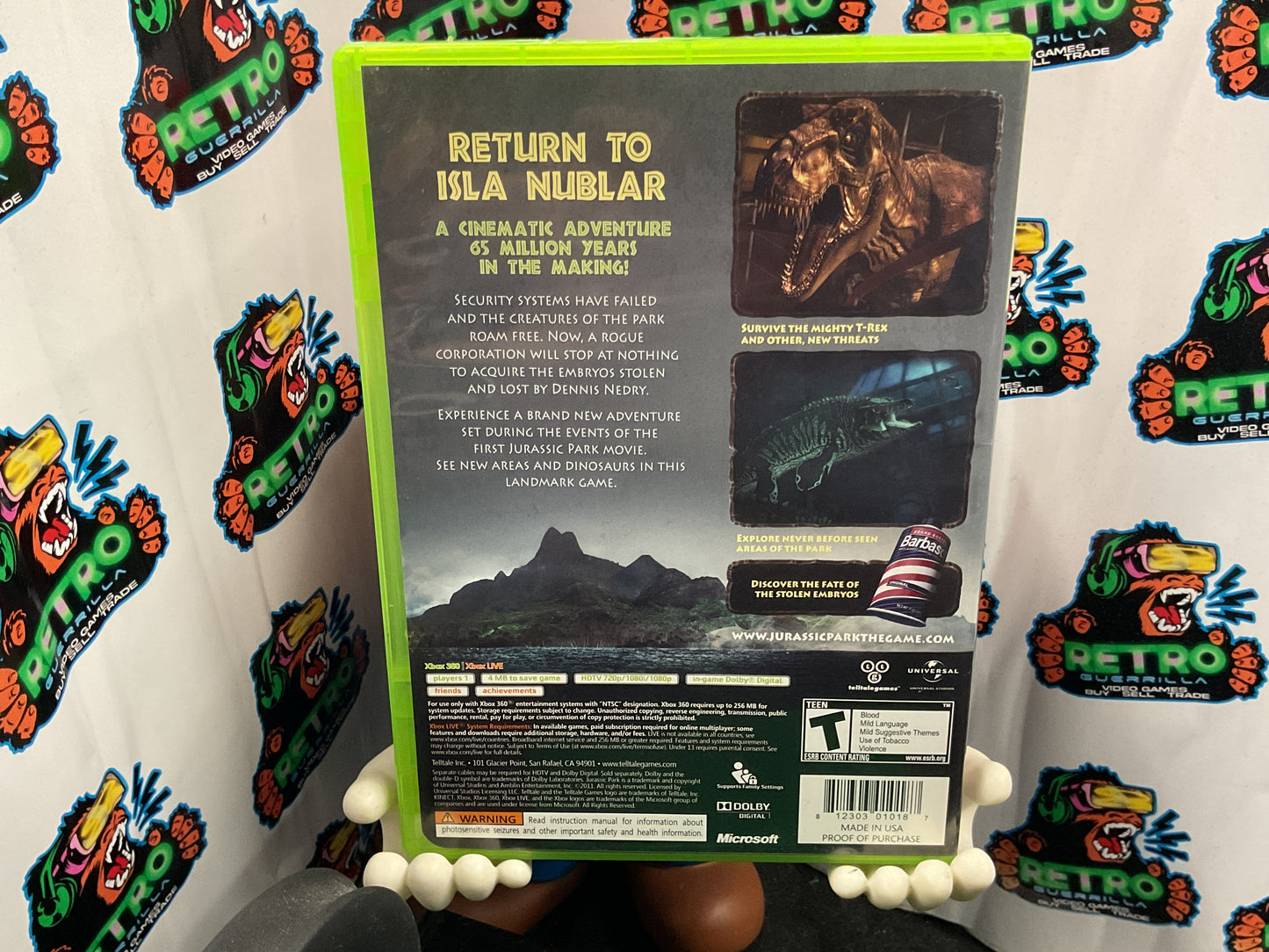 Xbox 360 Jurassic Park The Game