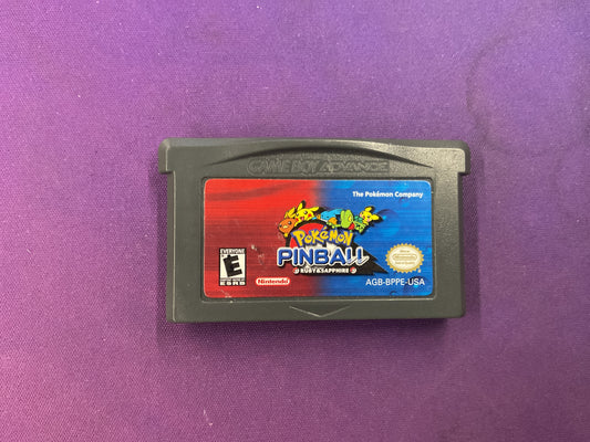 GBA Pokemon Pinball Ruby & Sapphire