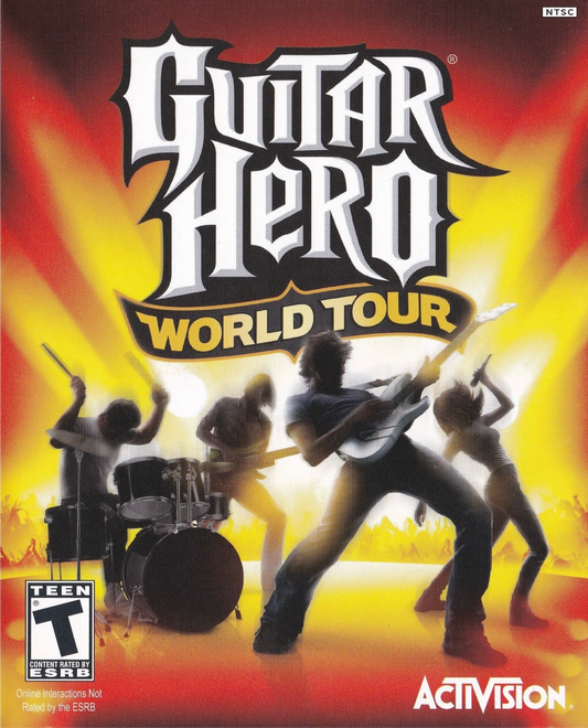 WII Guitar Hero World Tour