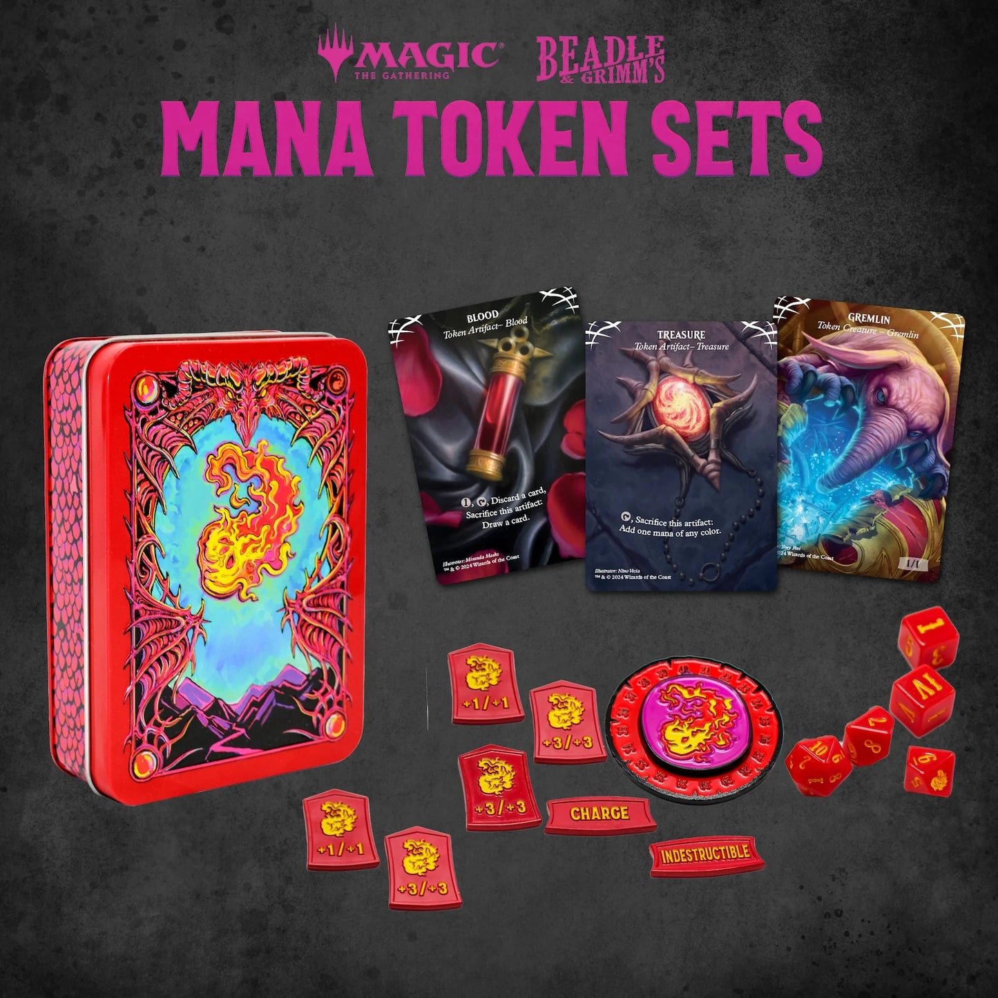 Magic the Gathering: Beadle & Grimm’s Mana Token Set