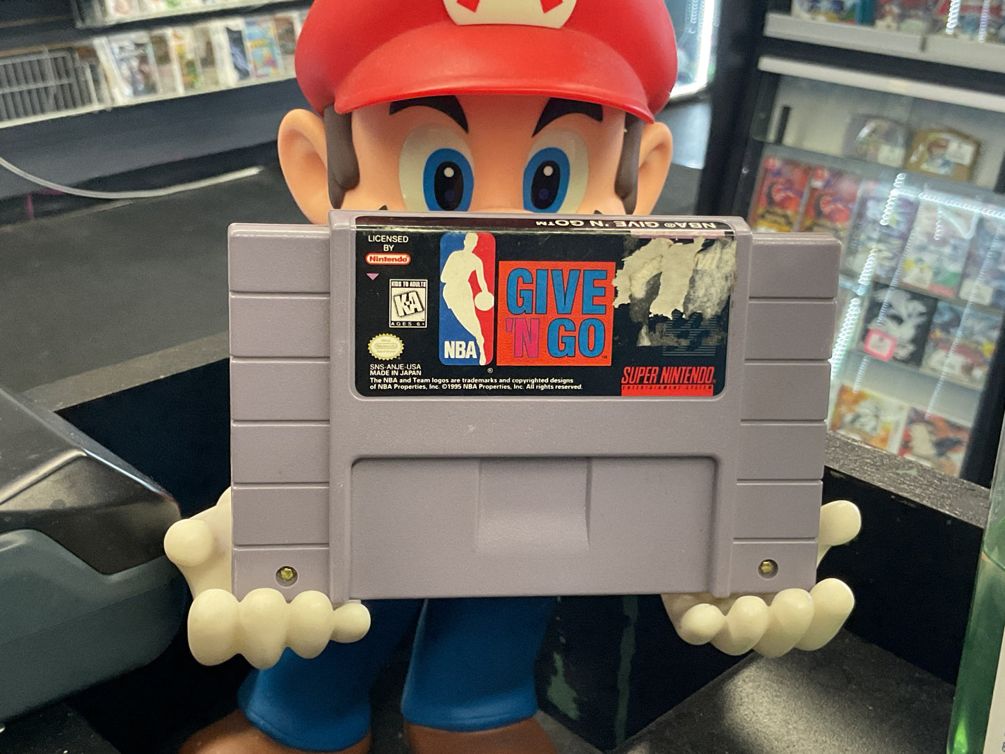 SNES NBA Give N Go