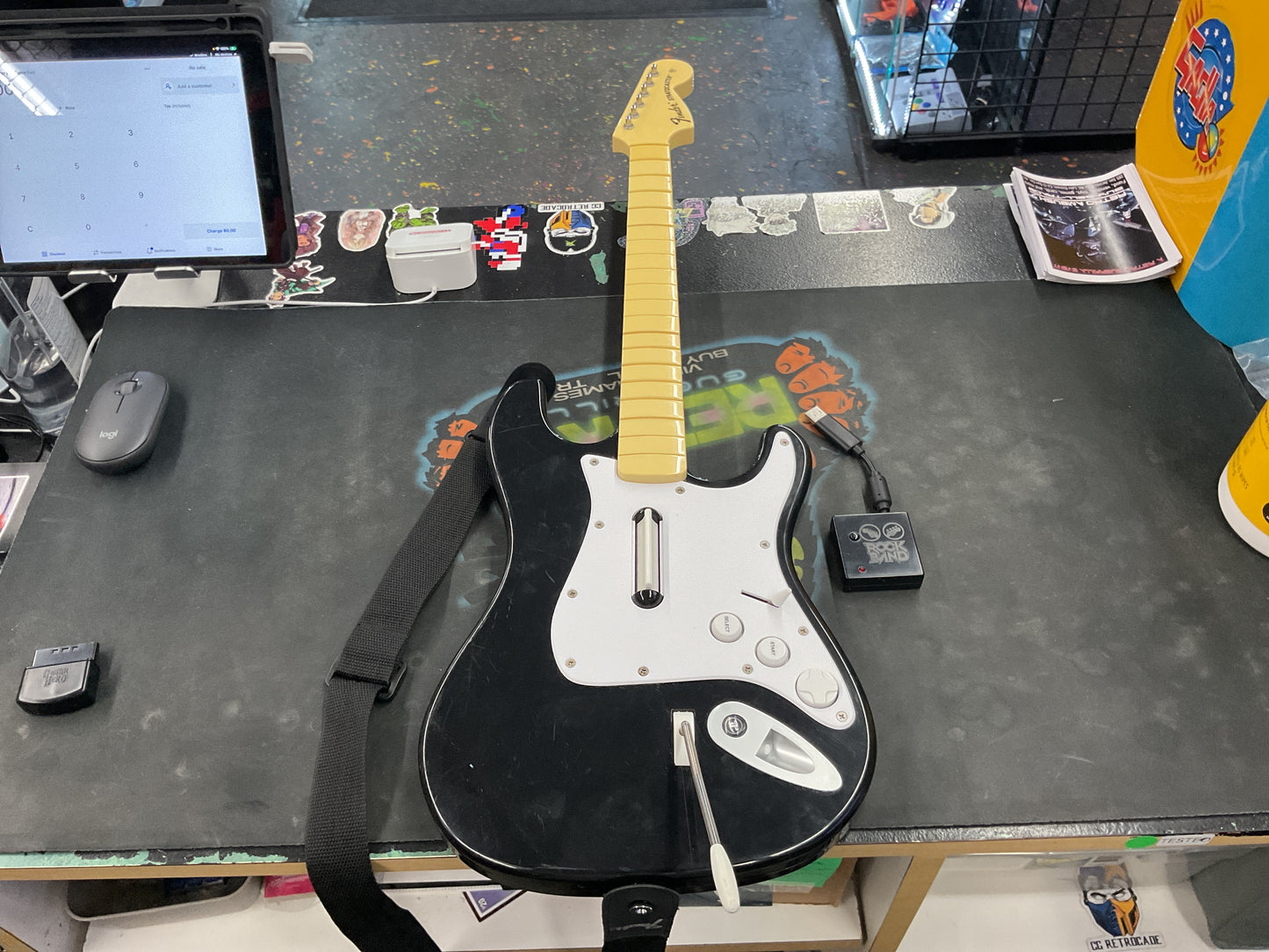 PS3 Rock Band Fender Stratocaster Wireless Guitar Controller
