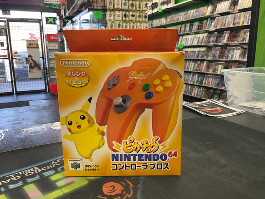 N64 (JP) Pikachu Orange & Yellow Controller