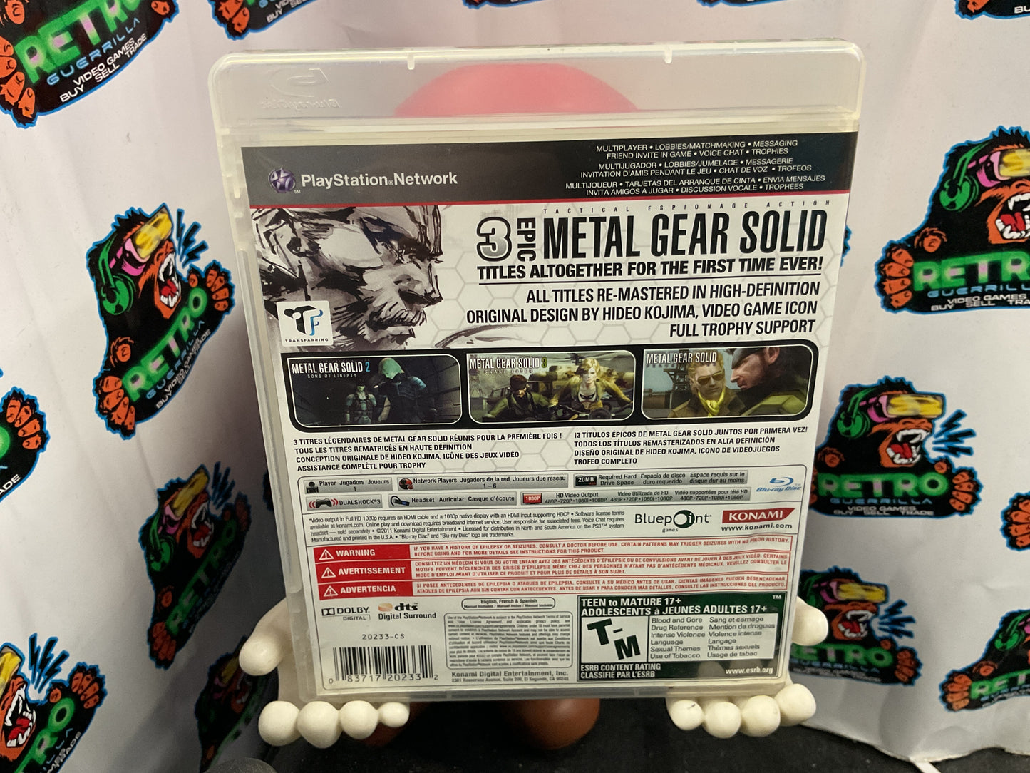PS3 Metal Gear Solid HD Collection