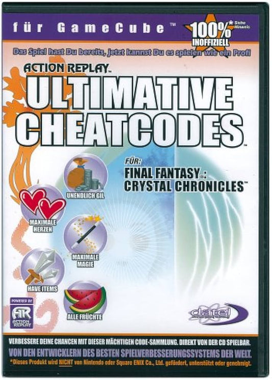 GCN Action Replay Ultimate Codes for Final Fantasy: Crystal Chronicles