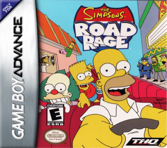 GBA The Simpsons: Road Rage