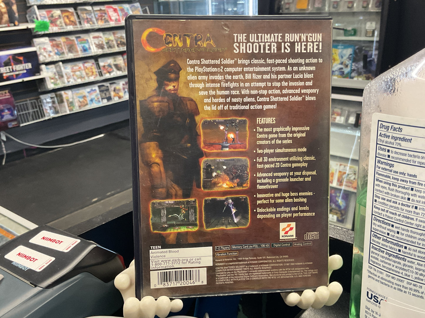 PS2 Contra: Shattered Soldier