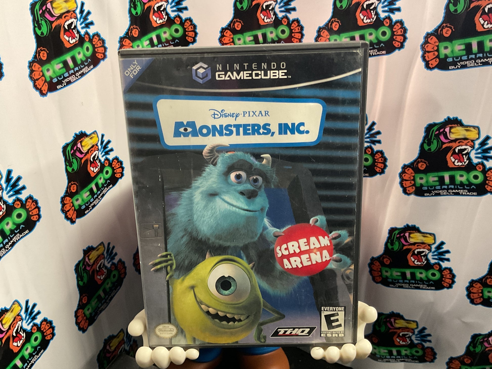 monsters inc scream arena gamecube GCN Monsters, Inc. Scream Arena – Retro Guerrilla