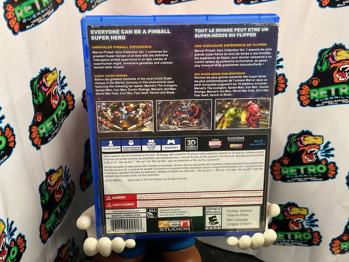 PS4 Marvel Pinball Epic Collection Vol. 1