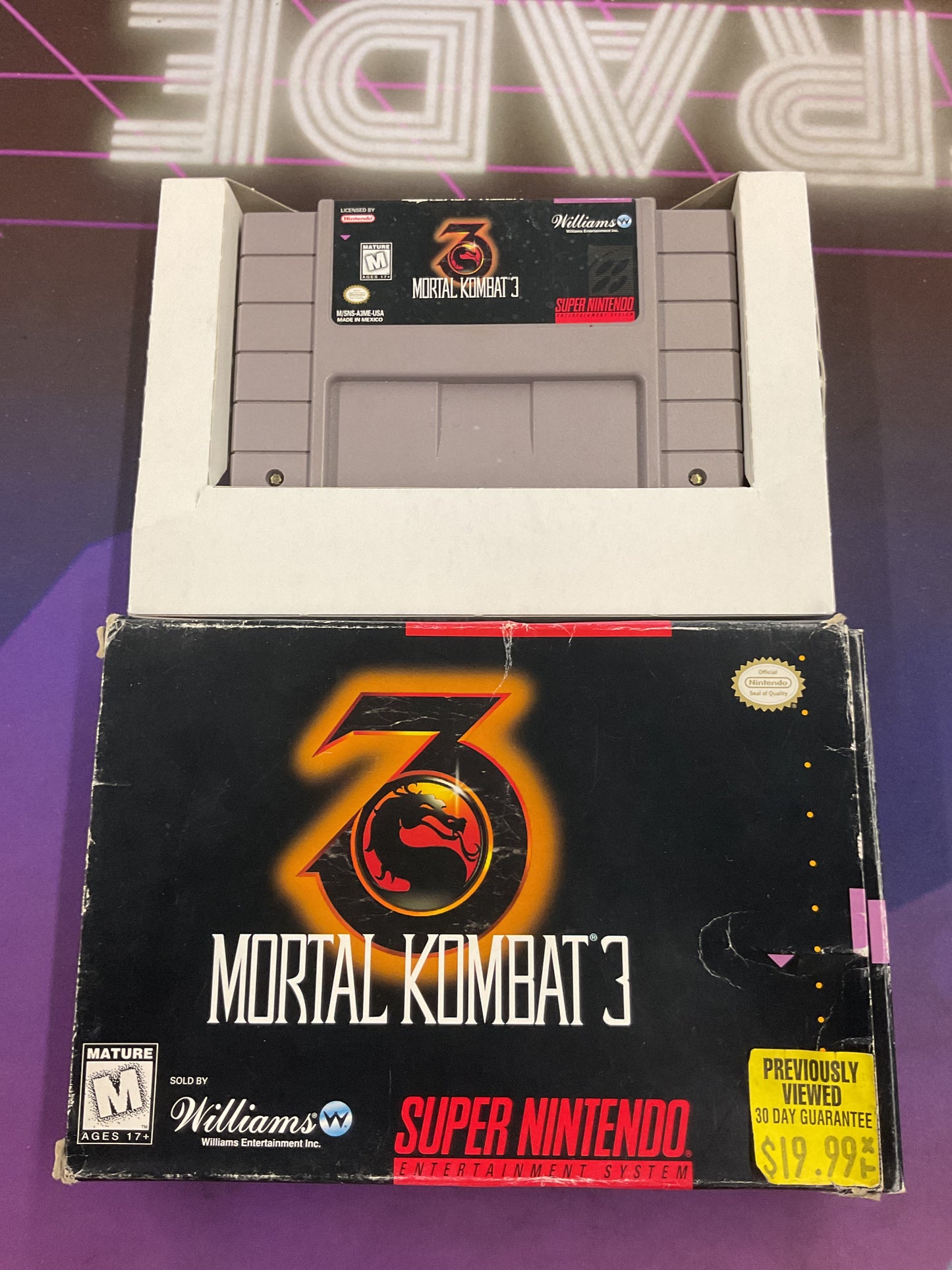 SNES Mortal Kombat 3