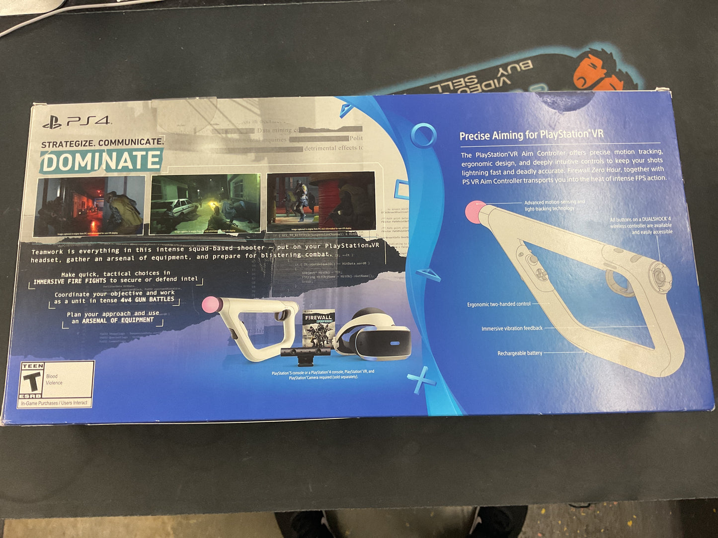 PS4 Firewall Zero Hour PS-VR Aim Controller Bundle