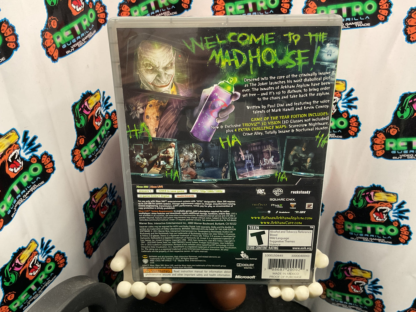 Xbox 360 Batman Arkham Asylum