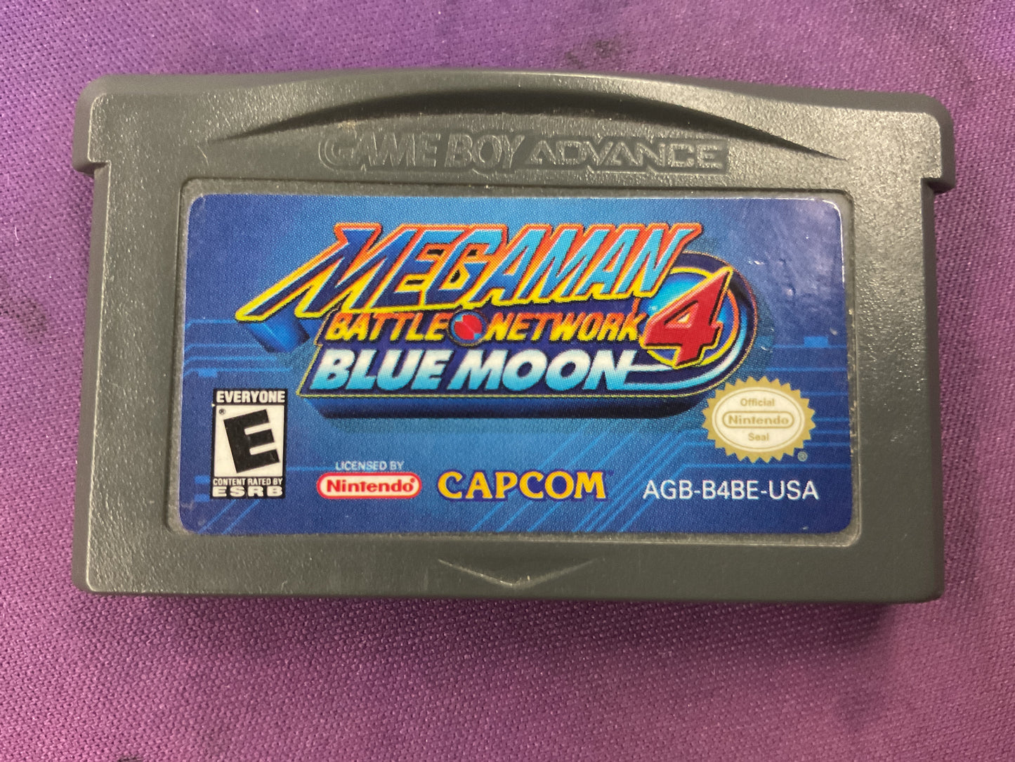 GBA Mega Man Battle Network 4 Blue Moon