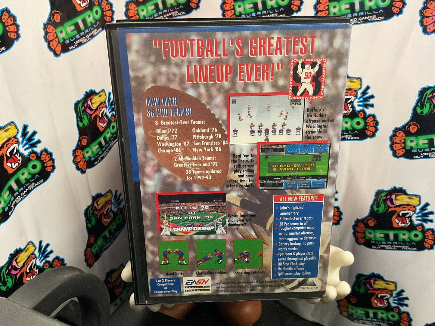 SEGA Genesis John Madden Football 93