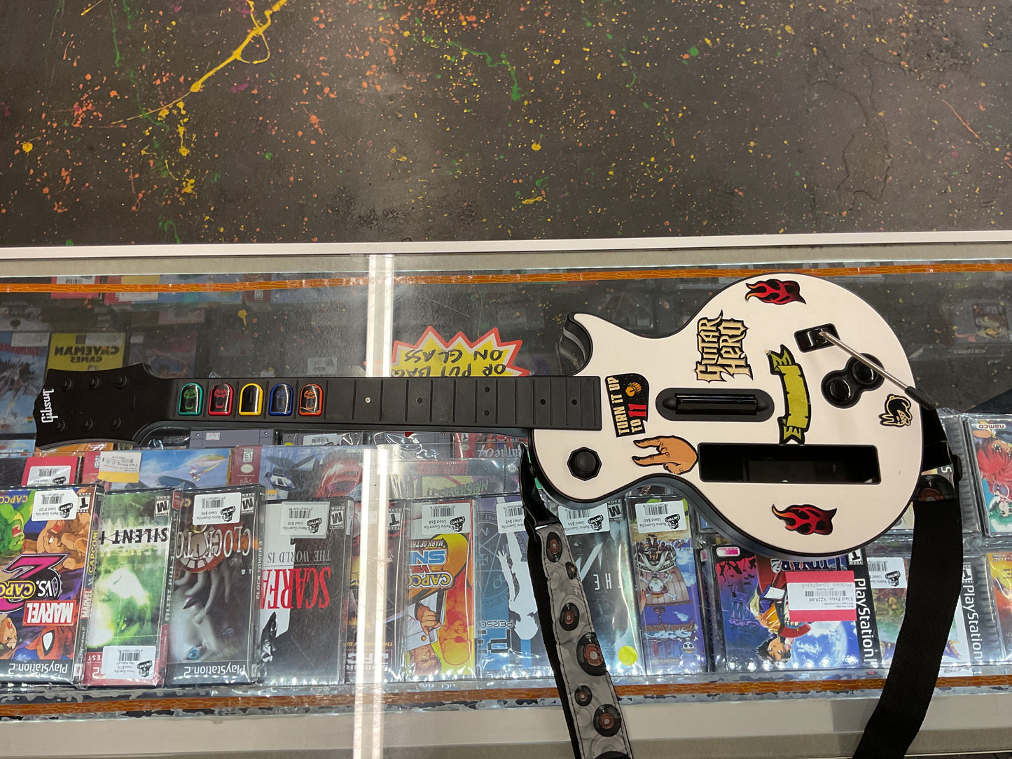 Wii Guitar Hero Guitar Controller