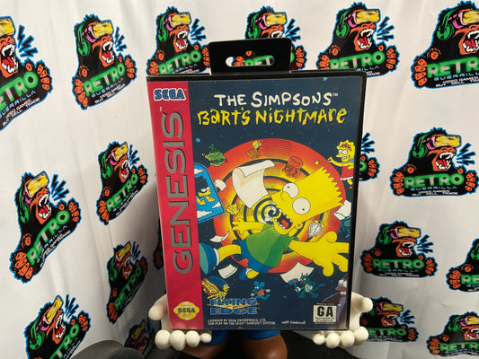 SEGA Genesis The Simpsons Bart’s Nightmare