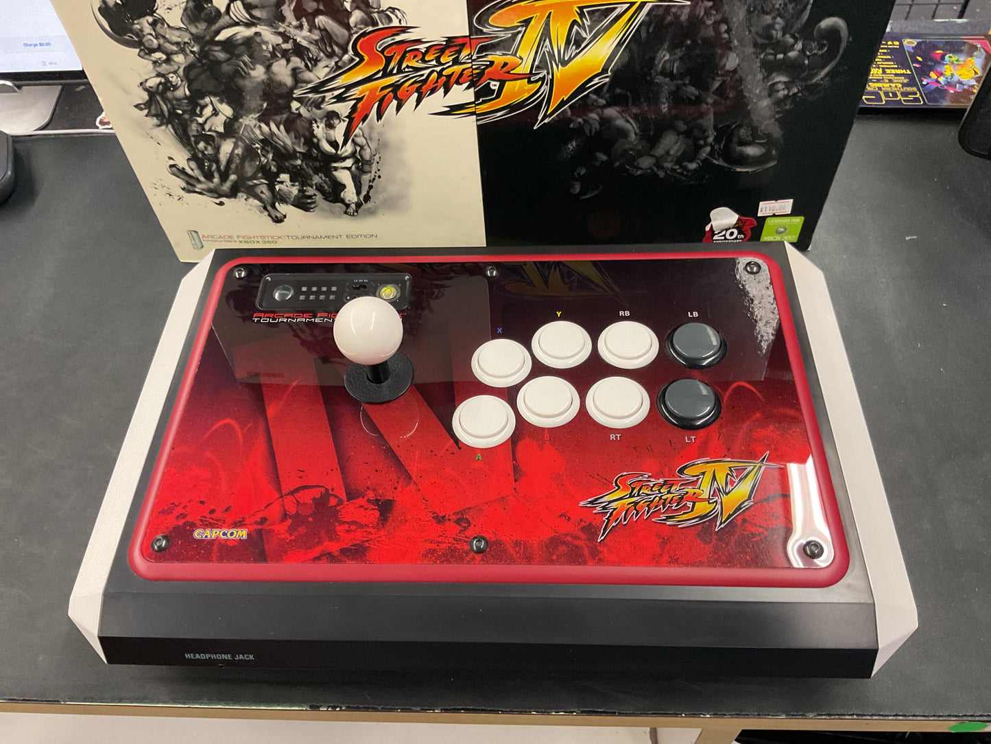 Xbox 360 Street Fighter IV Tournament Edition Arcade Fight Stick