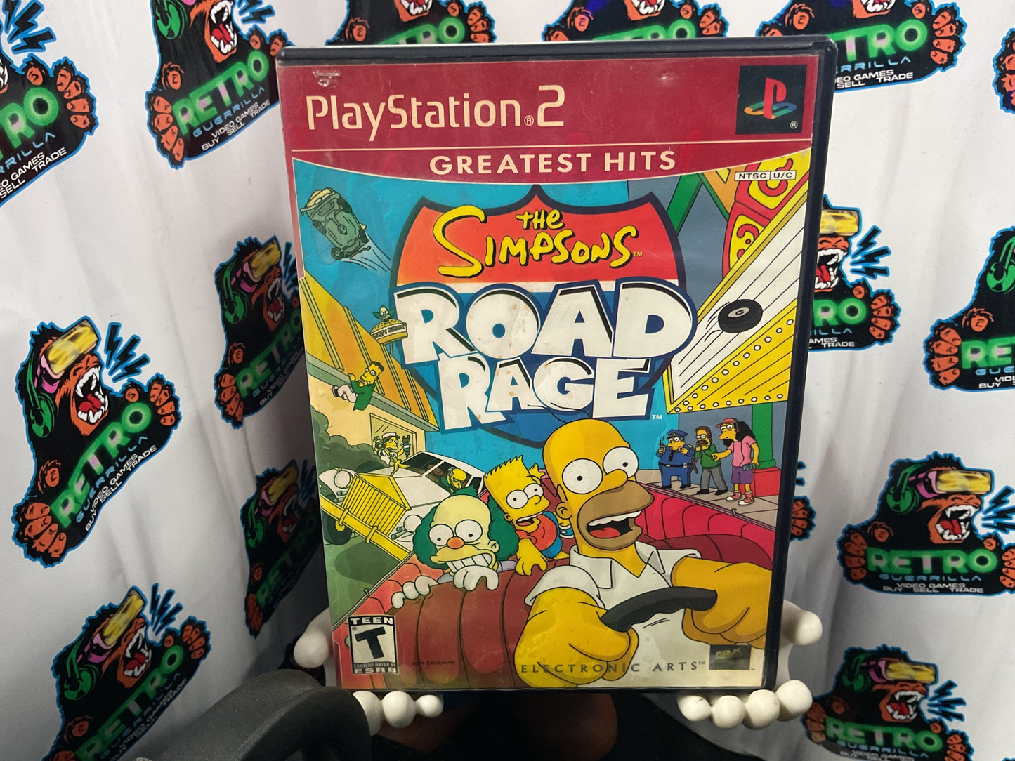 PS2 The Simpsons Road Rage
