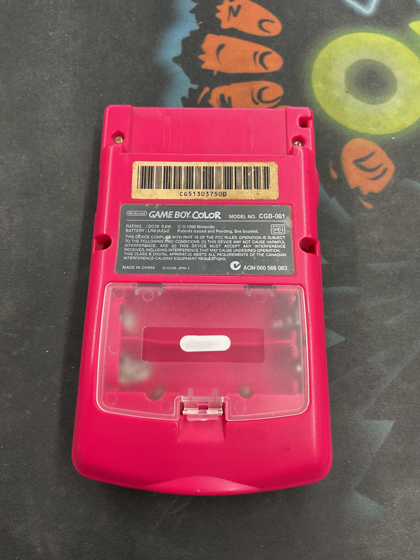 Nintendo GameBoy Color Console
