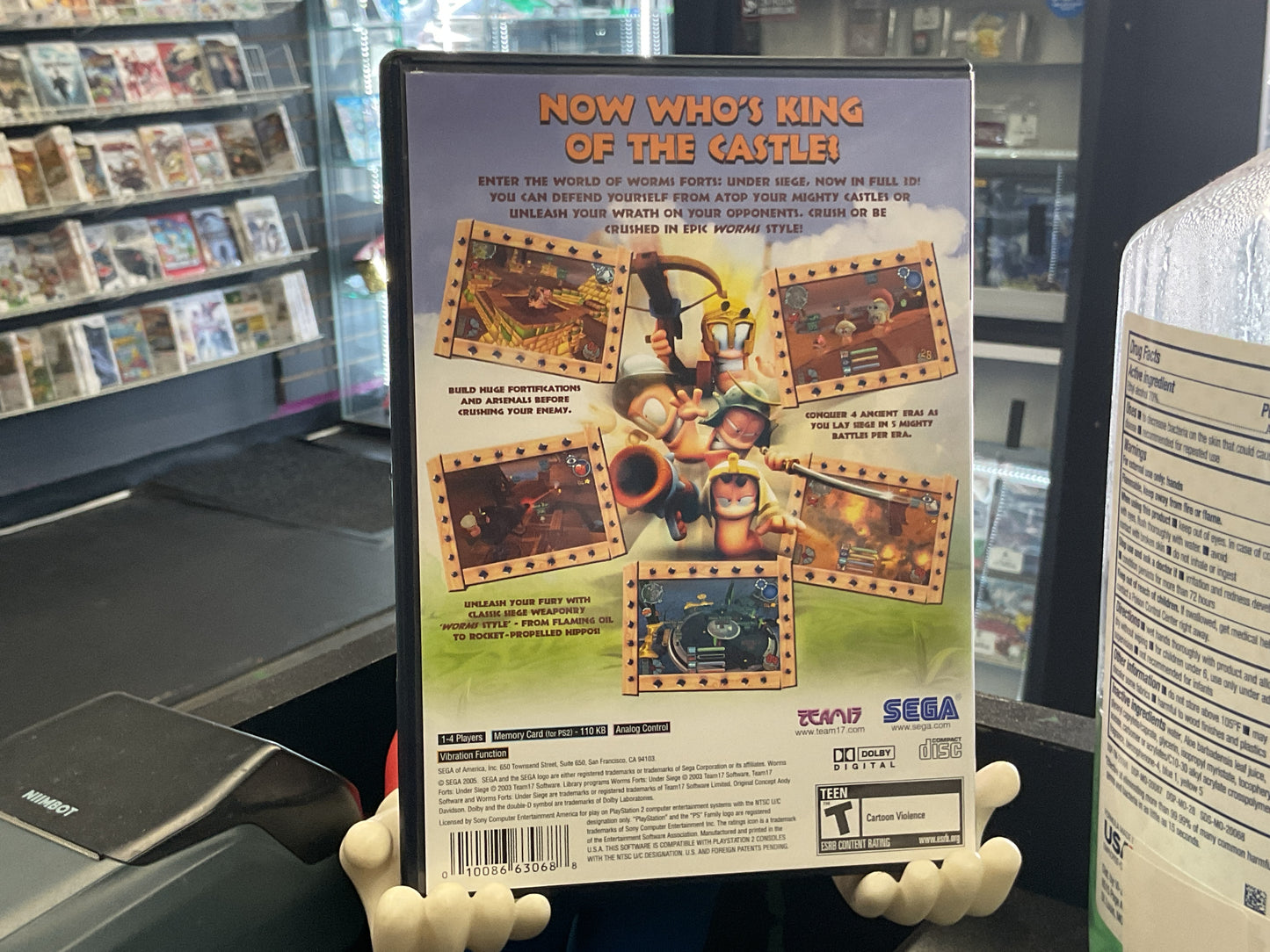 PS2 Worms Forts: Under Siege