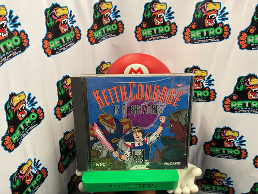 TurboGrafx16 Keith Courage in Alpha Zones *CIB*