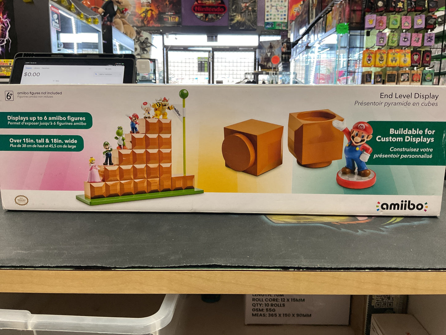 Mario End Level Amiibo Display