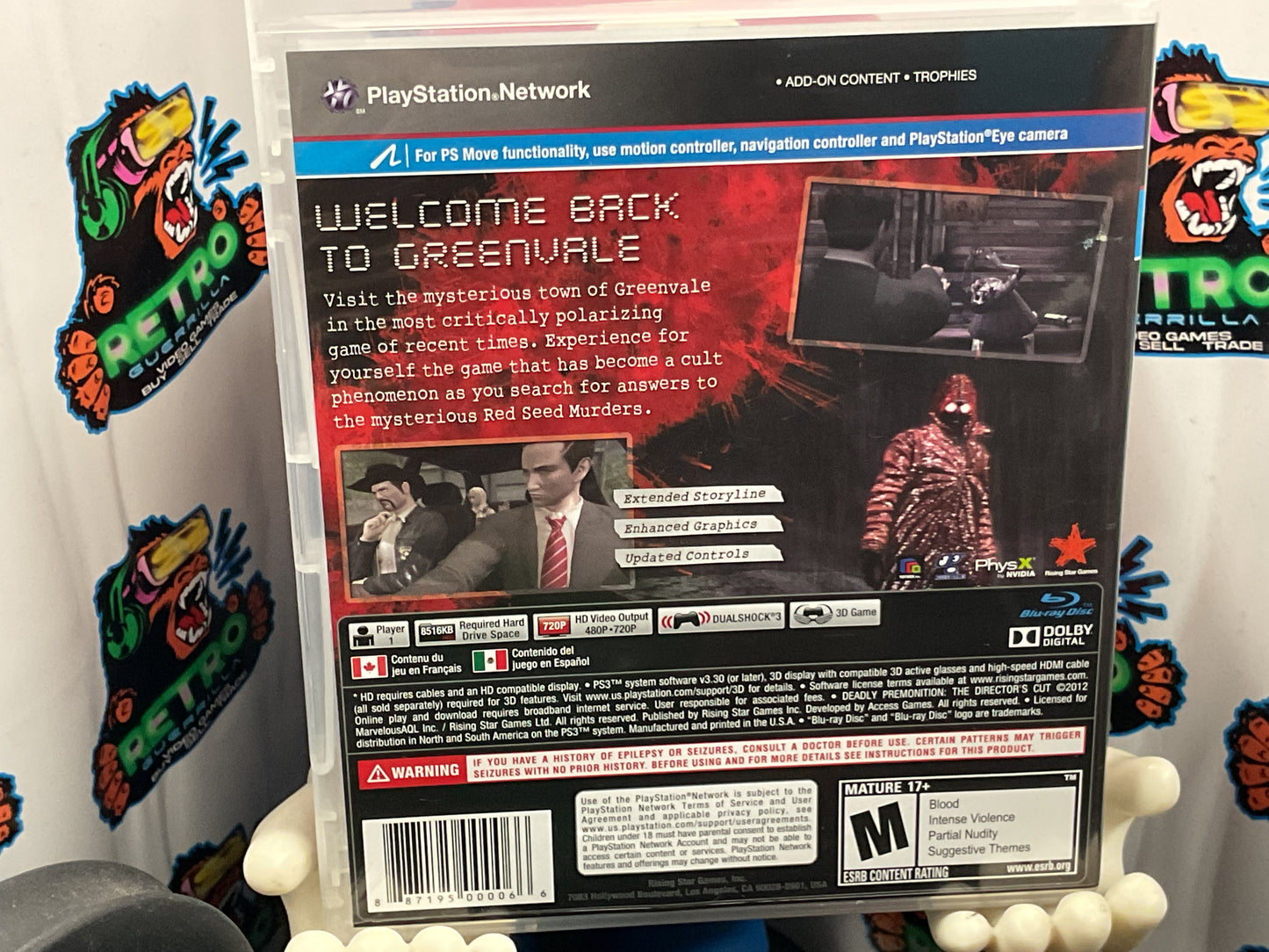 PS3 Deadly Premonition: The Director’s Cut