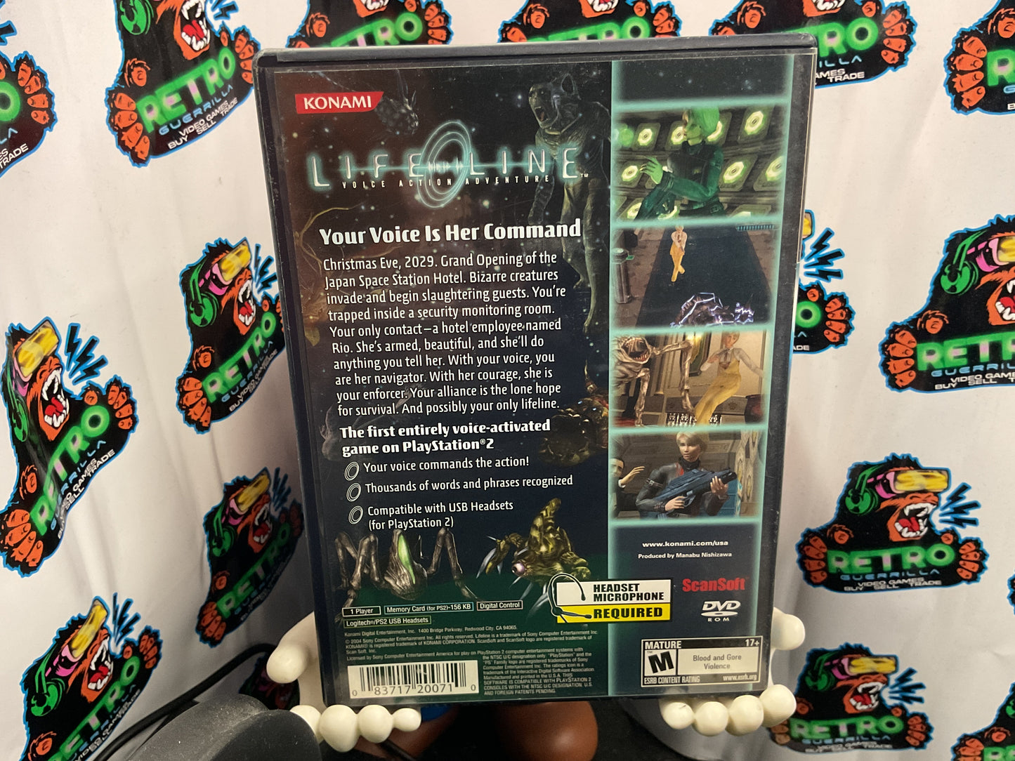 PS2 LifeLine Voice Action Adventure