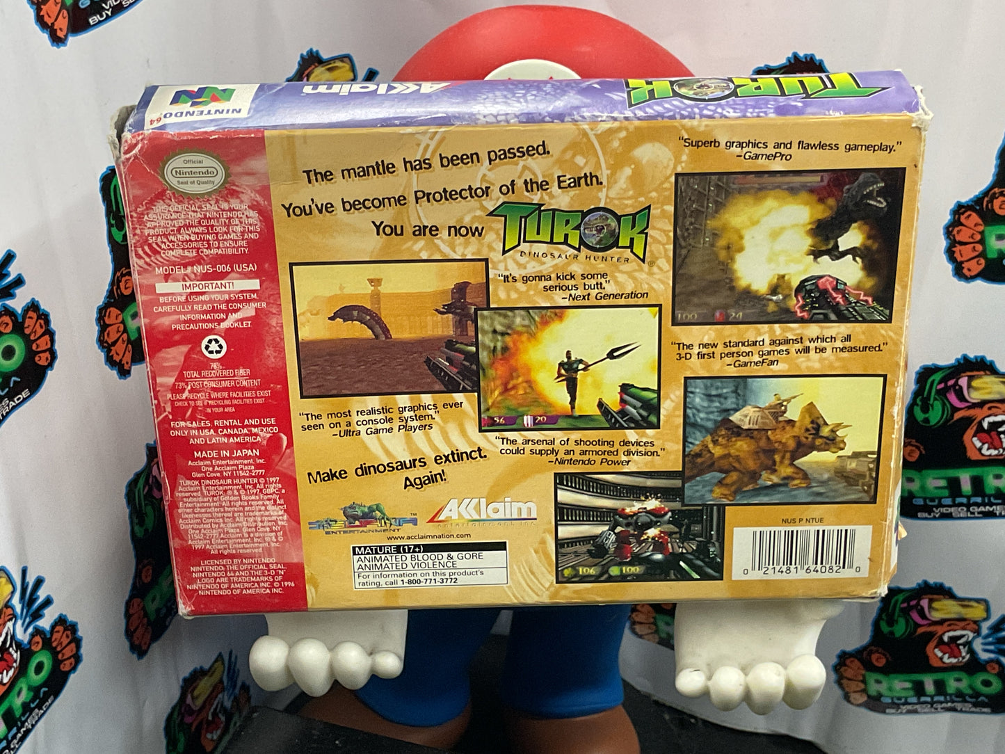 N64 Turok: Dinosaur Hunter