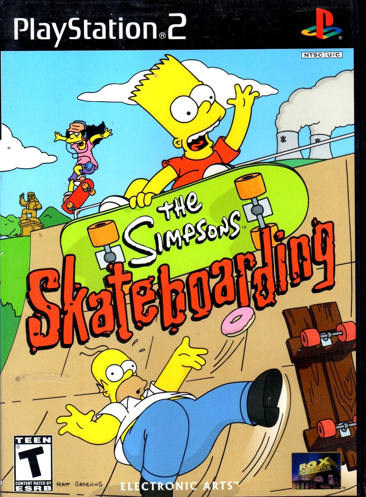 Ps2 The Simpsons Skateboarding