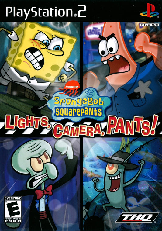 PS2 SpongeBob SquarePants: Lights, Camera, Pants!