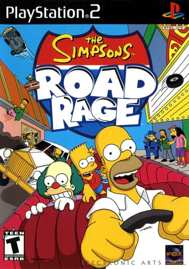 PS2 The Simpsons Road Rage