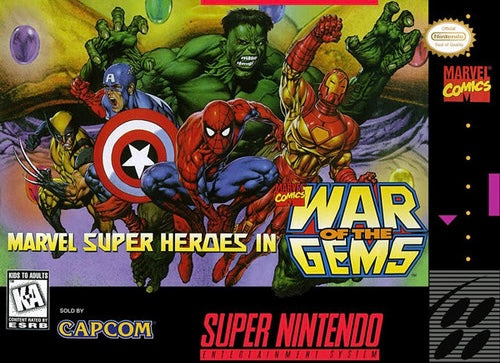 SNES Marvel Super Heroes in War of the Gems