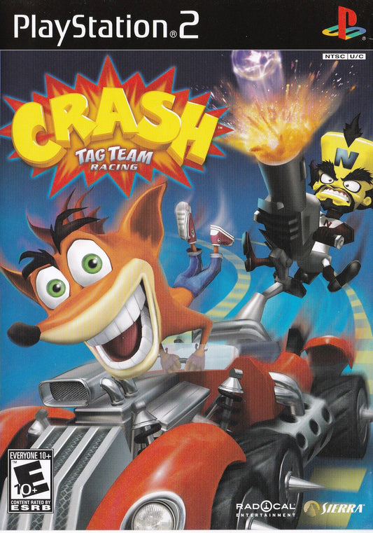 PS2 Crash Tag Team Racing