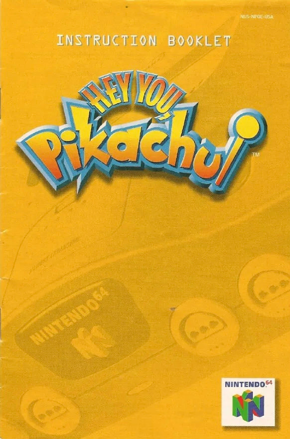 N64 Hey You, Pikachu!