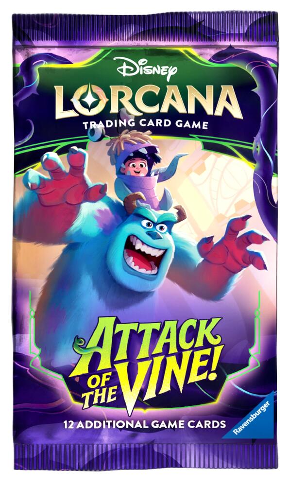 Lorcana Trading Card Game Attack of the Vine Booster Pack